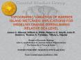 TOPOGRAPHIC VARIATION OF BARRIER ISLAND WETLANDS: IMPLICATIOINS FOR MODELING CHANGE DURING RISING RE PowerPoint PPT Presentation