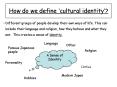 How do we define cultural identity PowerPoint PPT Presentation