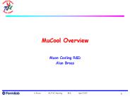 MuCool Overview