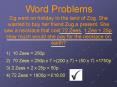 Word Problems PowerPoint PPT Presentation