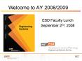 Welcome to AY 20082009 PowerPoint PPT Presentation