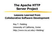 The Apache HTTP Server Project