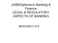 JAIIB/Diploma in Banking PowerPoint PPT Presentation