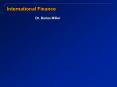 International Finance PowerPoint PPT Presentation