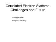 Correlated Electron Systems: Challenges and Future