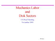 Mechanics Labor and Disk Sectors