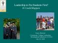 Leadership to Put Students First It Could Happen PowerPoint PPT Presentation
