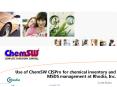 Use of ChemSW CISPro for chemical inventory and MSDS management at Rhodia, Inc. PowerPoint PPT Presentation