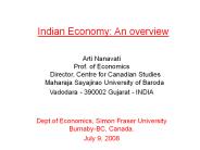 Indian Economy: An overview