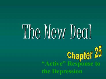 The New Deal