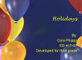 Holidays PowerPoint PPT Presentation