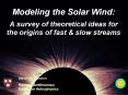 Modeling the Solar Wind:  A survey of theoretical ideas for the origins of fast PowerPoint PPT Presentation