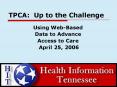 TPCA: Up to the Challenge PowerPoint PPT Presentation