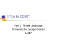 Intro to COBIT PowerPoint PPT Presentation