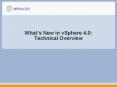 Whats New in vSphere 4.0: Technical Overview PowerPoint PPT Presentation