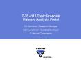 T76.4115 Topic Proposal Malware Analysis Portal PowerPoint PPT Presentation