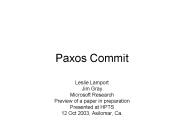 Paxos Commit