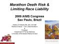 Marathon Death Risk PowerPoint PPT Presentation