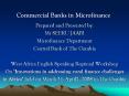 Commercial Banks in Microfinance PowerPoint PPT Presentation
