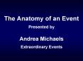 The Anatomy of an Event PowerPoint PPT Presentation