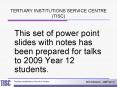 TERTIARY INSTITUTIONS SERVICE CENTRE TISC PowerPoint PPT Presentation