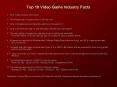 Top 10 Video Game Industry Facts PowerPoint PPT Presentation