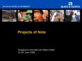 Projects of Note PowerPoint PPT Presentation