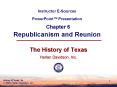 Instructor ESources PowerPoint Presentation Chapter 6 Republicanism and Reunion PowerPoint PPT Presentation