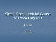 Sketch Recognition for Course of Action Diagrams