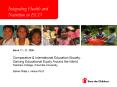 Integrating Health and Nutrition in ECD PowerPoint PPT Presentation