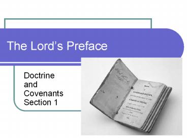 The Lord presentation | free to download