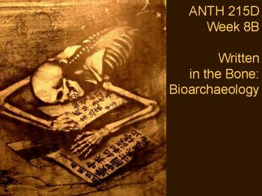 ANTH 215D
