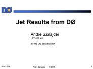 Jet Results from D