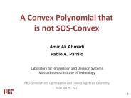 A Convex Polynomial that is not SOS-Convex
