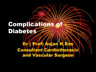 Complications of Diabetes