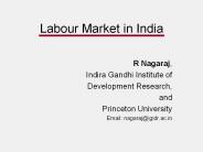 Labour Market in India