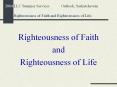 Righteousness of Faith PowerPoint PPT Presentation