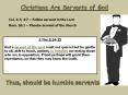Christians Are Servants of God PowerPoint PPT Presentation