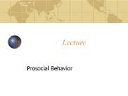 Prosocial Behavior