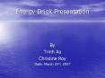 Energy Drink Presentation PowerPoint PPT Presentation
