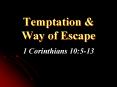 Temptation PowerPoint PPT Presentation