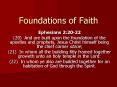Foundations of Faith PowerPoint PPT Presentation