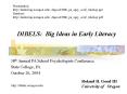 DIBELS: Big Ideas in Early Literacy PowerPoint PPT Presentation