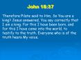John 18:37 PowerPoint PPT Presentation
