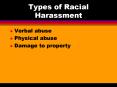 Types of Racial Harassment PowerPoint PPT Presentation