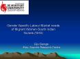 Gender Specific Labour Market needs of Migrant WomenSouth Indian Nurses NHS Giju George Mary Seacole PowerPoint PPT Presentation
