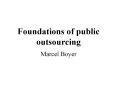 Foundations of public outsourcing PowerPoint PPT Presentation