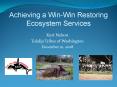 Achieving a WinWin Restoring Ecosystem Services PowerPoint PPT Presentation
