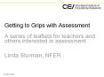 Getting to Grips with Assessment PowerPoint PPT Presentation