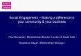 Social Engagement Making a difference to your community PowerPoint PPT Presentation